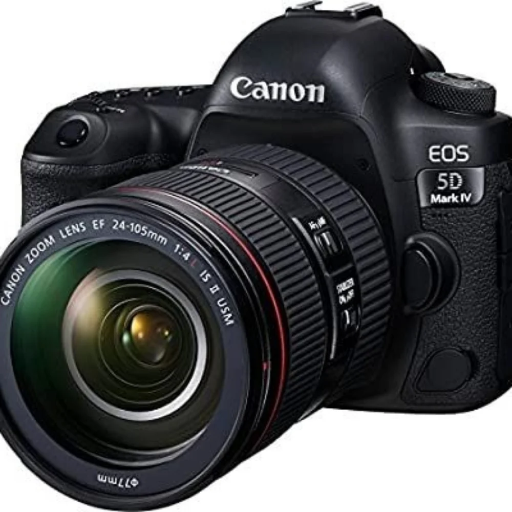 A canon eosinophil 5Dmark IV DLSR camera with EF24-105mm f/L ISii USM lens kit